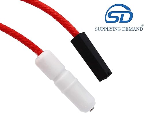 Miniatura 6 de Supplying Demand W10209656 W10112313 Gama de gas Quemador de superficie Encendedor Electrodo de chispa con clip de montaje Reemplazo Modelo
