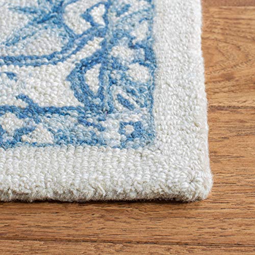 Tapete decorativo SAFAVIEH 2'3" x 5', lana, hecho a mano miniatura 4