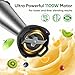 Immersion Blender Handheld 1100W 3 in 1 Corded Stick Hand Blenders for Kitchen with Trigger Speed Control, with Whisk, Milk Frother Attachemnts, Perfect Emulsifier for Soup, Smoothie, Puree