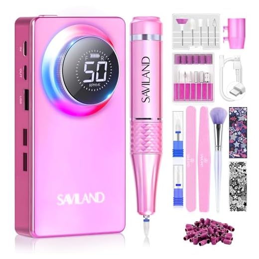 SAVILAND Electric Nail Drill Kit