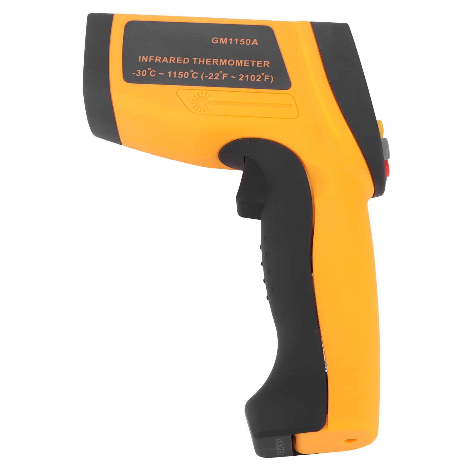 GM1150A - Termometro a infrarossi senza contatto con display LCD per misurazione della temperatura industriale, in ABS leggero e durevole