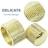 Jiozermi 2 Pcs Guitar Gold Dual Concentric Control Knobs Stacked Knobs with Allen Keys Screws for Electric Guitar Bass
