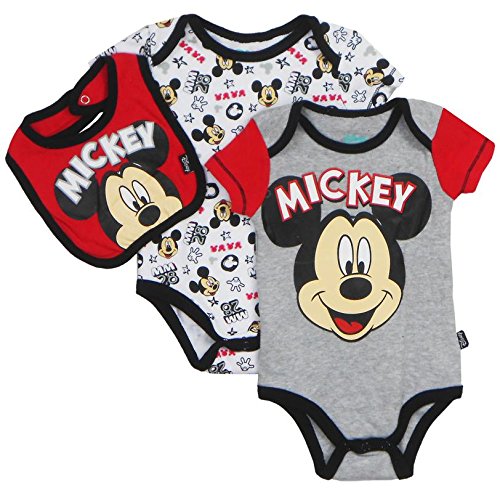 Disney Baby Boys Mickey Mouse Happy Mickey 3 Piece Set
