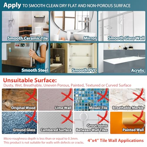 Image of TAILI Shower Grab Bar 2 Pack Suction Grab Bars for Bathtubs and Showers, Heavy Duty Shower Handle Removable Bathroom Safety Grip for Seniors and Elderly, Handrails No Drilling Waterproof, Blue,G9