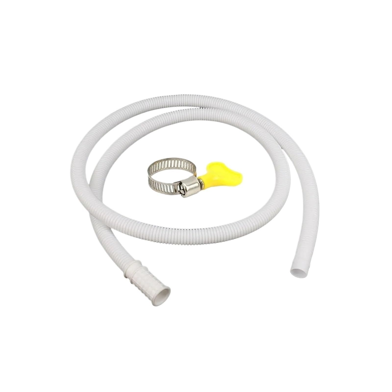 Washer Drain Hose, Compatible For Universal, White PP Stretchable Flexible Pipe, Waste Water Outlet For Washing Machine And Dishwasher