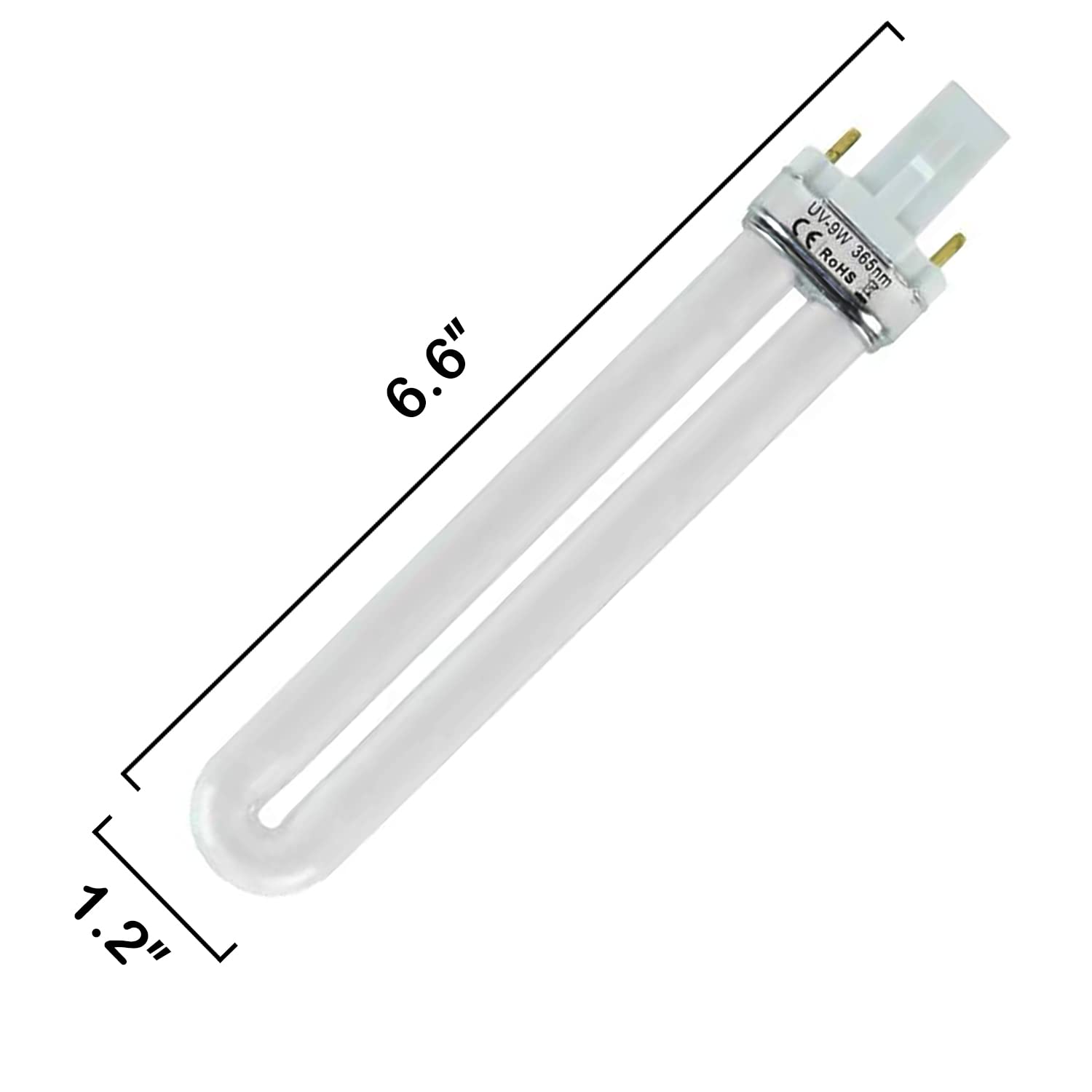 Repuesto para DynaTrap 21050 | Bombillas de 9 W para modelos DT3009, DT3019 y DT3039, paquete de 4