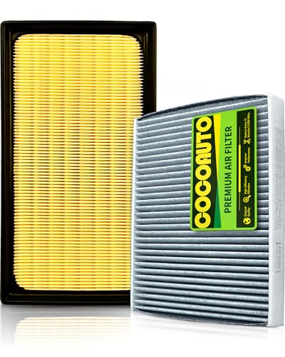 COCOAUTO Engine & Cabin Air Filter Kit for Corolla (2020-2026) Gas Only, (NOT FOR HYBRID), Corolla Cross SUV 2.0L Gas Only (2022-2026), 17801F0020, CA12289, 17801-77050, 8713958010