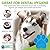 Lick Mat for Dogs | Slow Feeder | Dog Lick Mat for Anxiety | Dog Lick Pad for Treats & Grooming | Use in Shower and Bath with Super Suction Cup Holds on Wall and Floor | Great for Pet Training