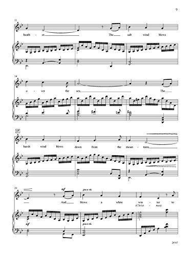 Sing Me a Song: Medum High: 13 Poetic Songs for Solo Singers for Recitals, Concerts, and Contests (Alfred's Vocal Solo Collections) - Image 7