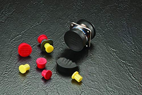 Image of Caplugs AS138-29C AS138 Series Plastic Electrical Connector Dust Cap, 700 Pack, Black Conductive LDPE, 1.125 inch W x 0.625 inch L x 0.893 inch ID, SAE Aerospace Specification AS85049 /138 (QAS13829CQ1)