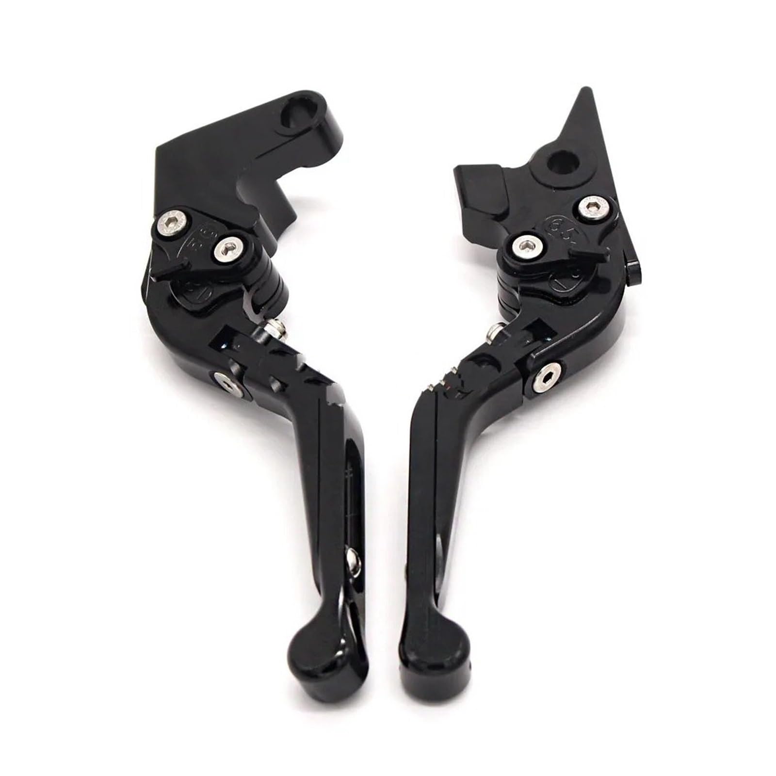 JWQEBNS Motorcycle Brake Clutch Levers for GSXR 600 750 1000 K1 K2 K3 K4 K5 K6 K7 K8 K9 Motorcycle Accessories CNC Adjustable Folding Brake Clutch Levers(Black)