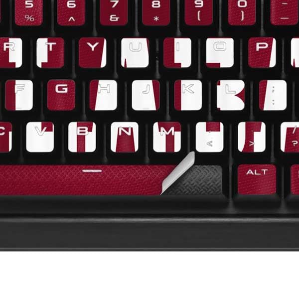 Skin para teclado K95 RGB Platinum Skinit color Maroon miniatura 4