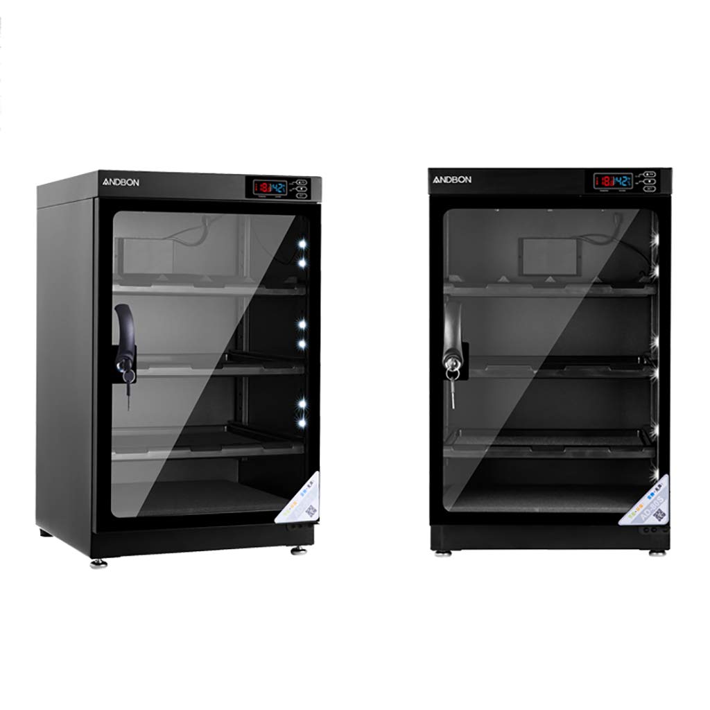 NaLsa Trockenschrank, Elektronisch, Feuchtigkeitsbeständig, 105 L, Slr-Kamera-Trockenbox, Automatische Entfeuchtung, Schrank Mit Konstanter Luftfeuchtigkeit – Kein Lärm, Energiesparend