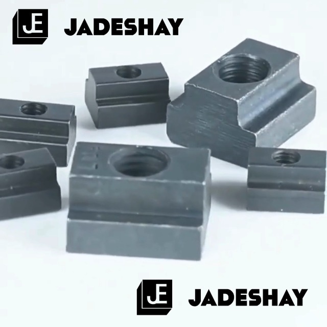5 Stück T-Nutensteine M12 - Schwarze Oxidbeschichtung Für Werkzeugmaschinentische