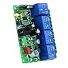 DC 12V 24V 36V 4CH Remote Control Switch 433Mhz 10A Wireless Remote Control Switch for Garage Door, Motor, Industrial Control, Household Control etc. 2 Transmitter 1 Receiver