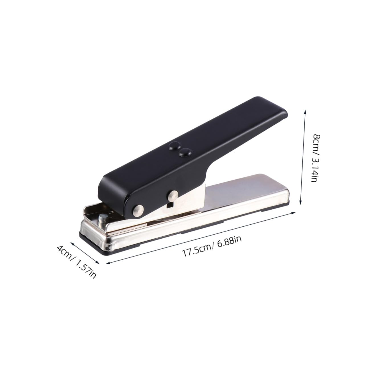 Perforatore per Plettri da Chitarra in Ferro, 1 Pz DIY | Nero, per Plettri da Schede Plastiche Rigide, Accessorio per Amanti della Chitarra