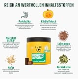 ivvi PROBIOTIC Hunde Probiotika als Leckerli - Hund Darmflora aufbauen, verbesserte Verdauung & Immunsystem - 60 leckere Snacks (270g) mit Erdnussbutter