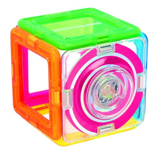 MAGFORMERS Spin Plus Set, 279-16 Konstruktionsspielzeug Magnetbausteine 6 Teile bunt drehend 3-99 Jahre