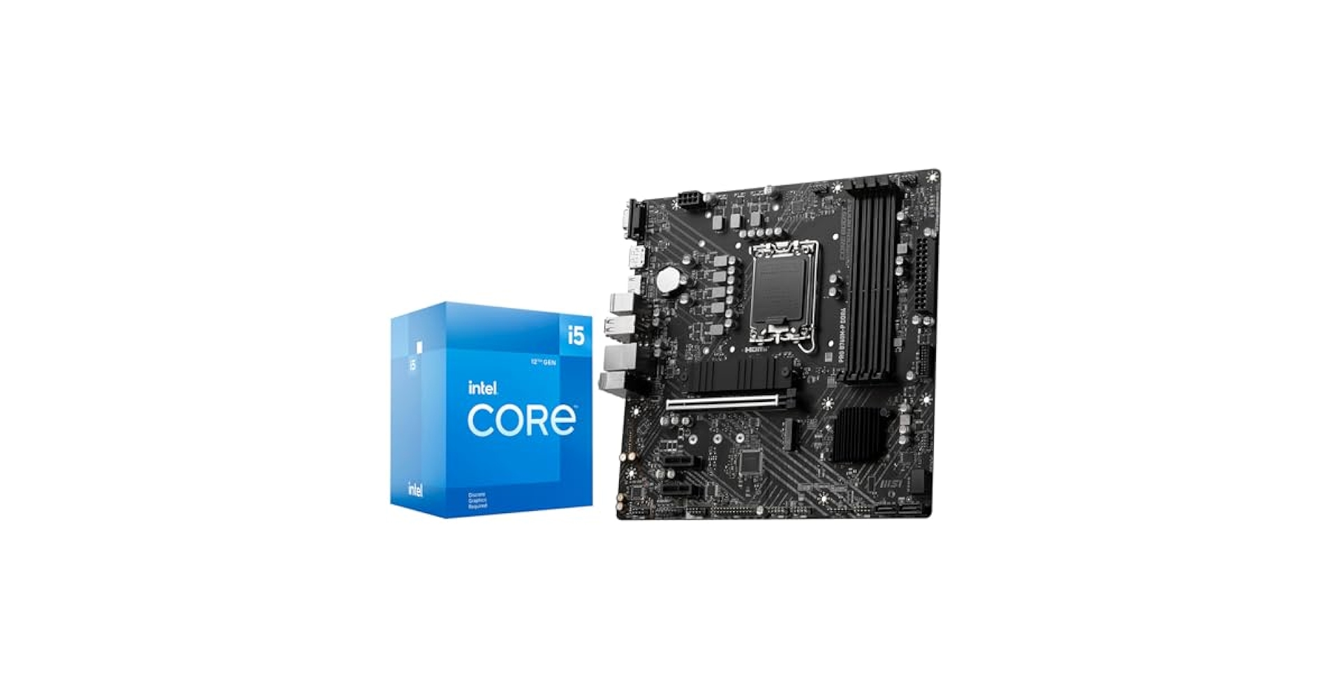 CPU i5 12400f b660a ddr4 16gb Core i5 12400F PRO B660-A 16GB RGB 4000MHz Upgrade Kit