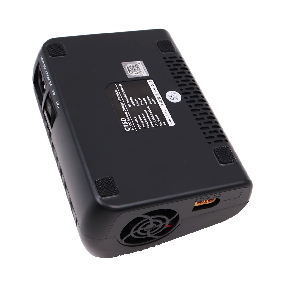 Cargador de batería de polímero de Litio Cargador de Equilibrio Cargador de Control Remoto Entrada de CA/CC Potencia de Carga Ajustable, para 1/10 RC Car Drone RC Tracked Vehicle