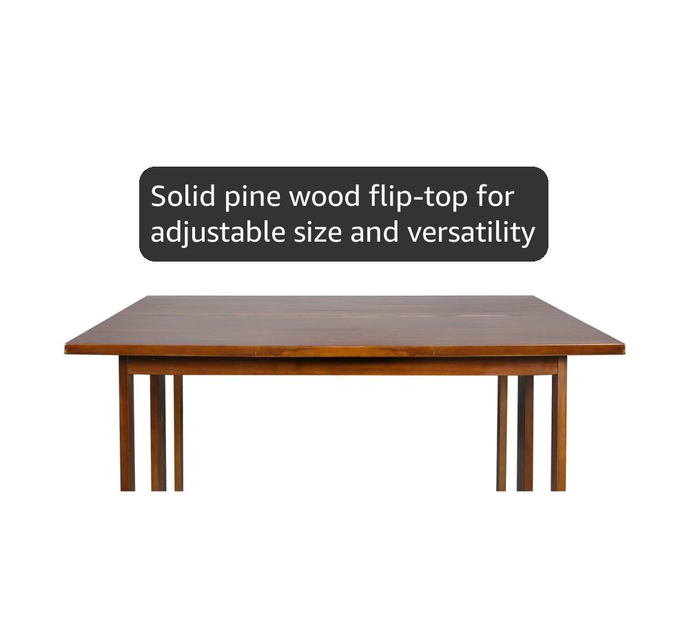 Amazon.com - Solid Wood Flip-Top Folding Console to Dining