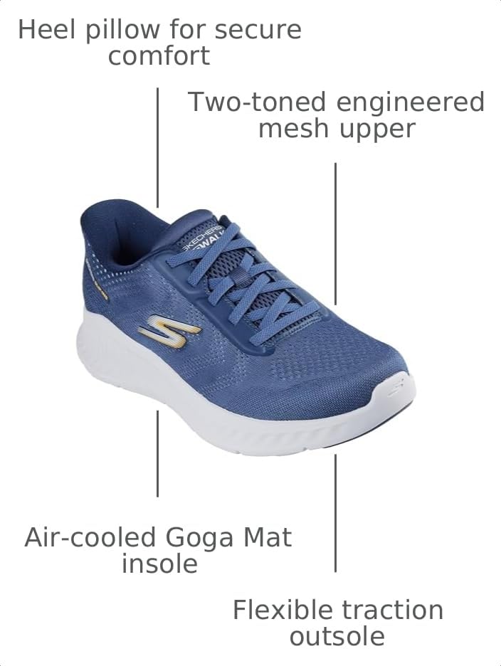 Image of Skechers Men's GO Walk Now Payton Slip-ins Walking Sneaker