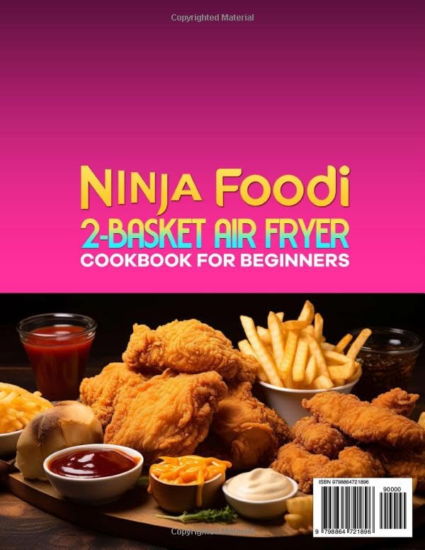 Miniatura 2 de Ninja Foodi 2-Basket Air Fryer Cookbook for Beginners 1800-Day Easy & Creative Ninja Air Fryer Recipes for Novices to Prepare Nutritionally Balanced