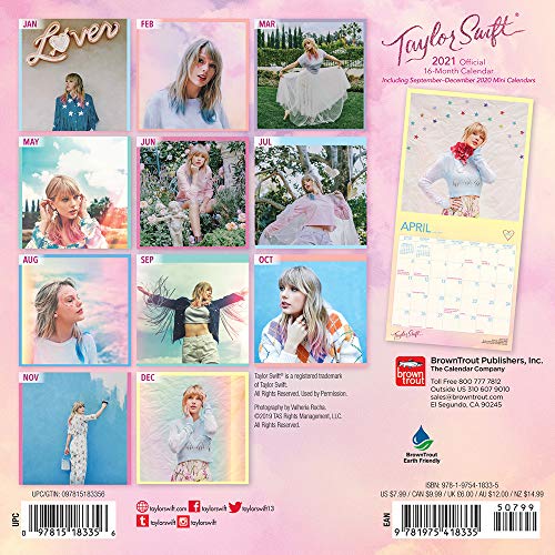 Taylor Swift 2021 Calendar