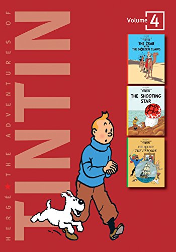 Image of The Adventures of Tintin Volume 4: The Crab with the Golden Claws / The Shooting Star / The Secret of the Unicorn