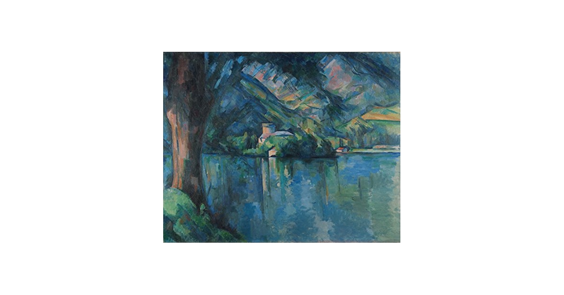 ポール・セザンヌ、【アーチ形の林】、希少な画集画・マット紙 ポール・セザンヌ、【アーチ形の林】、希少な画集画・マット紙