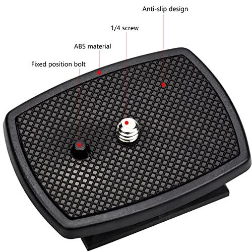 LUCKYKODOR 2 Pezzi Piastra a Sgancio Rapido per