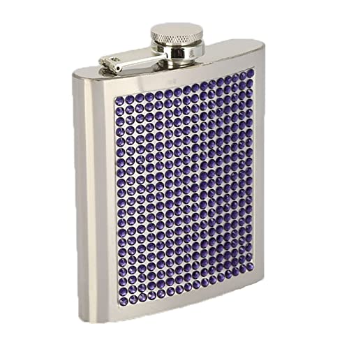 Flasque de poche étanche anti-fuite en acier inoxydable 7 oz
