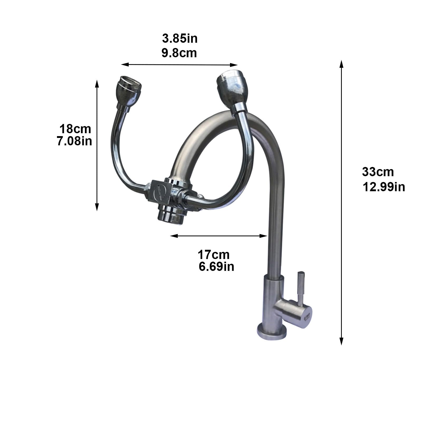 Lavaojos de Empuje y tracción de Doble propósito con Grifo de Acero Inoxidable 304, Ducha de Seguridad fácil de Instalar, lavaojos para Plantas químicas, Laboratorios, Lugares de,