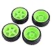 Hobbypark 4pcs-Pack 26mm Width RC Rubber Tires Plastic Wheel Rims 12mm Hub Mount for Redcat HSP 1:10th On Road Car Touring