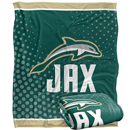 Jacksonville, 60"x80" Logo Dots Silky Touch Super Soft Throw Blanket