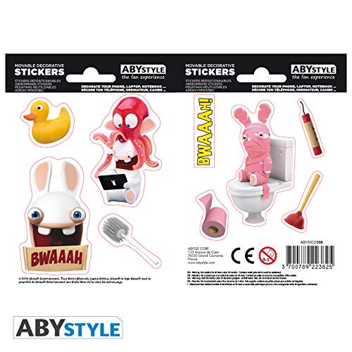 ABYstyle - LAPINS CRETINS - Stickers - 16x11cm