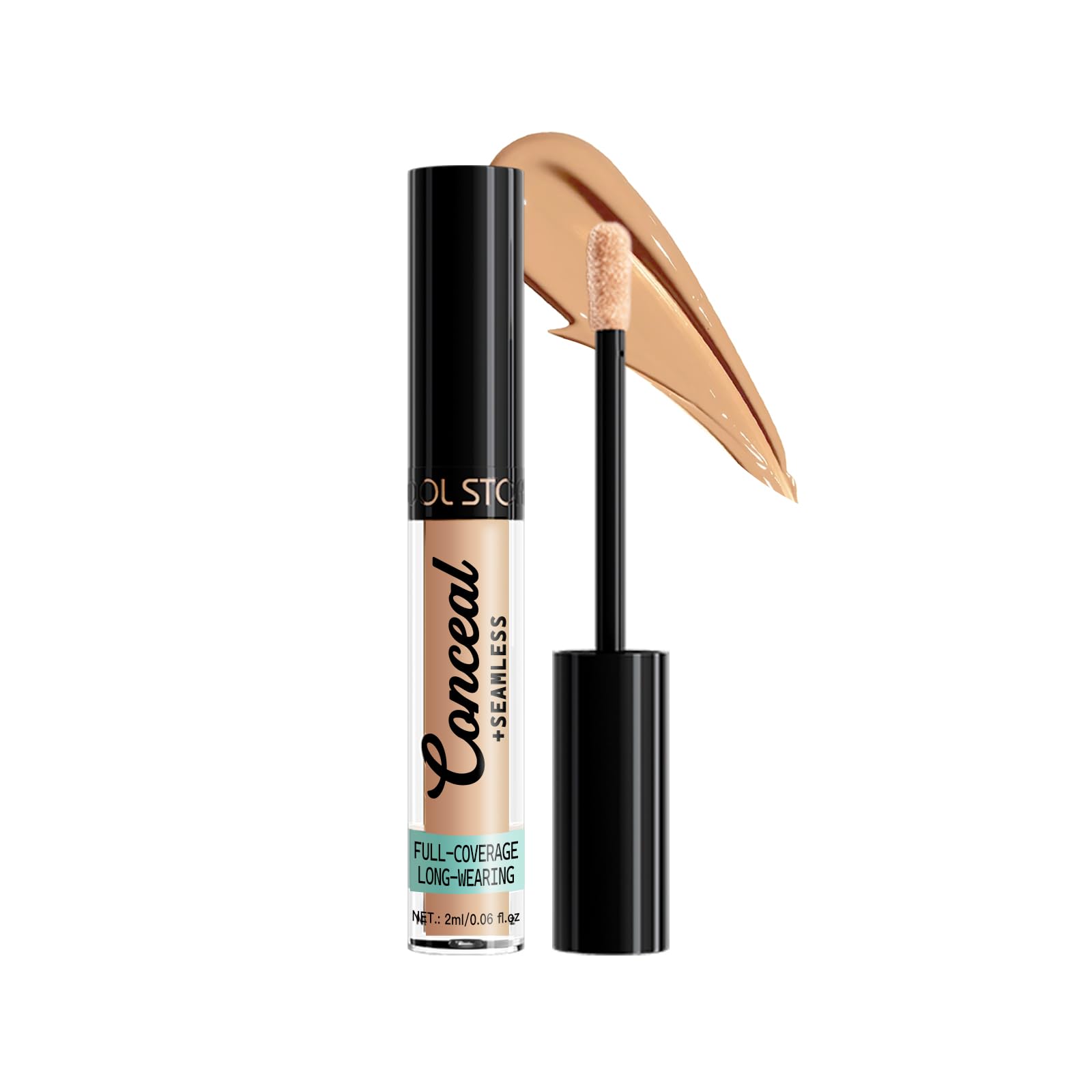 Full-Coverage Liquid Concealer, Long-Wearing, Buildable Medium Coverage 0.06 FI OZ (Light Medium)