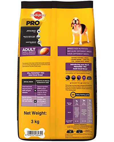 pedigree pro small breed