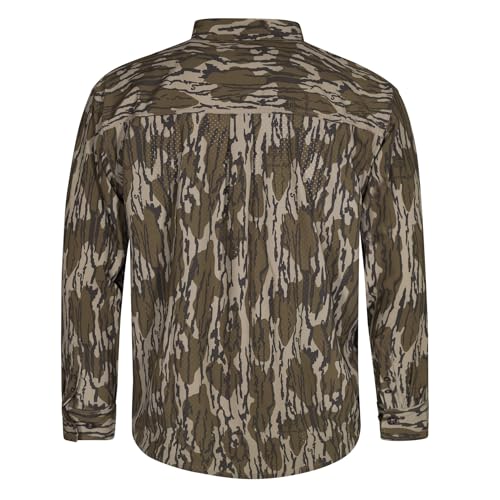 Mossy Oak Men's Tibbee Technical Lightweight Camo Hunting Shirt2