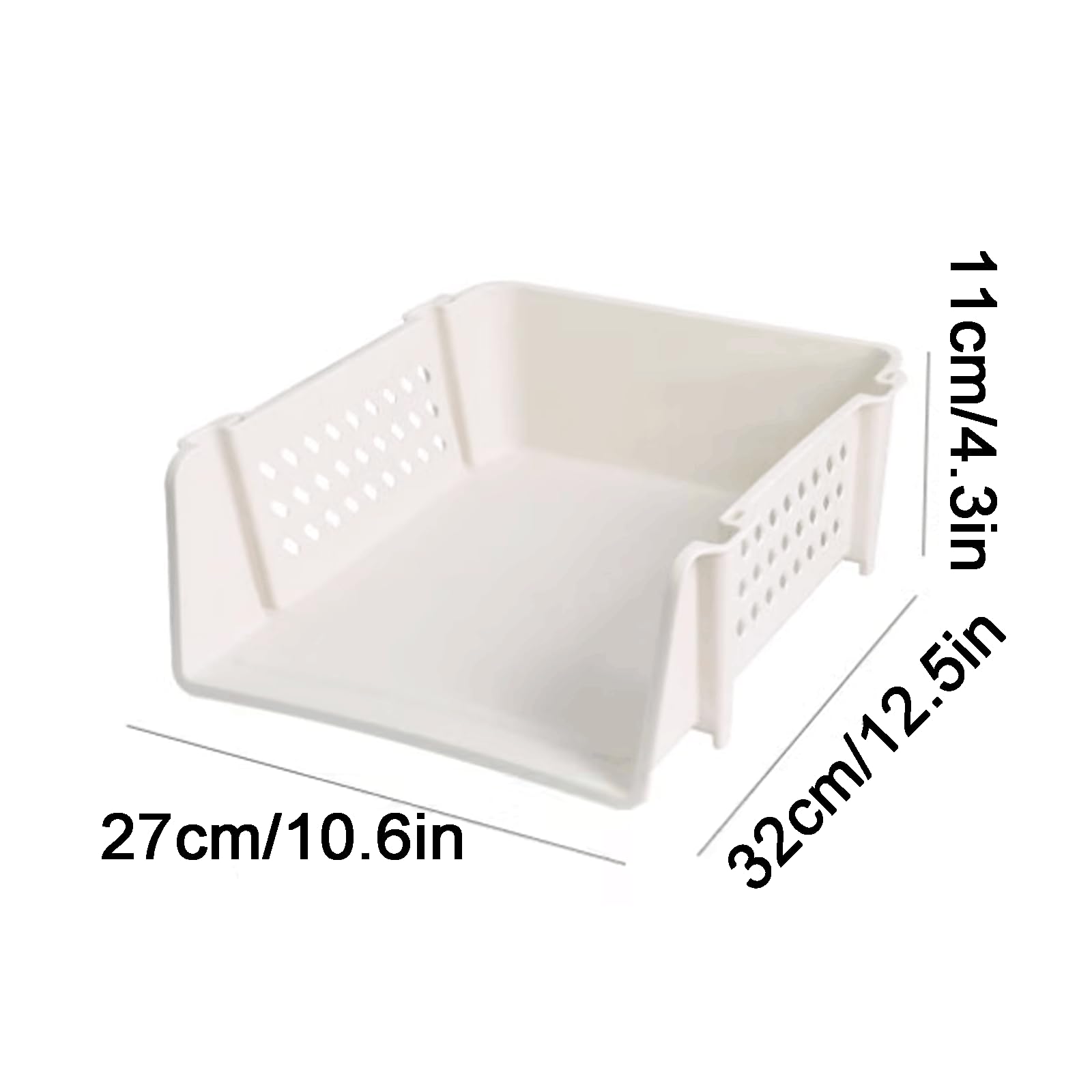 Pratico Cestino Portadocumenti da Tavolo Cestino Portadocumenti in plastica per Ufficio Scatola Portadocumenti Portatile Bianca Cestino Portadocumenti Multifunzionale per la casa Versatile