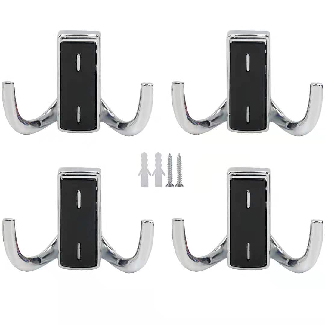 polished chrome coat robe hooks product photo