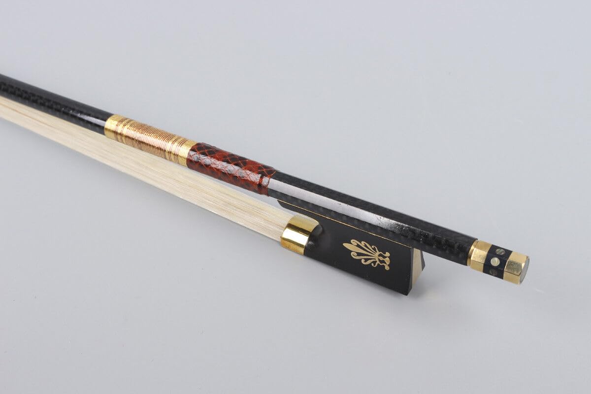 4/4 full size Arco Violino Arco In Fibra di Carbonio Stick Dritto Pernambuco Performance Master Level naturale capelli arco bianco