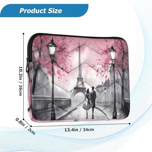 Funda para Laptop Torre Eiffel 13-14 Pulgadas Impermeable miniatura 3