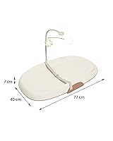 Vista 3 de Almohadilla cambiadora Skip Hop para bebé estilo guardería, limpiable con toallitas, contorneada con espuma acolchada, base antideslizante, cinturón