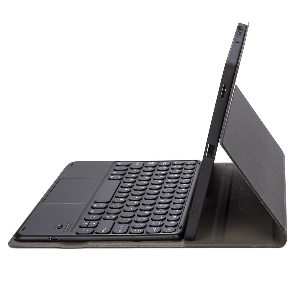 Accesorios, funda de teclado táctil desmontable con ranura para bolígrafo, funda protectora de piel Filp compatible con iPad de 10ª generación de 10.9 pulgadas (azul cielo)