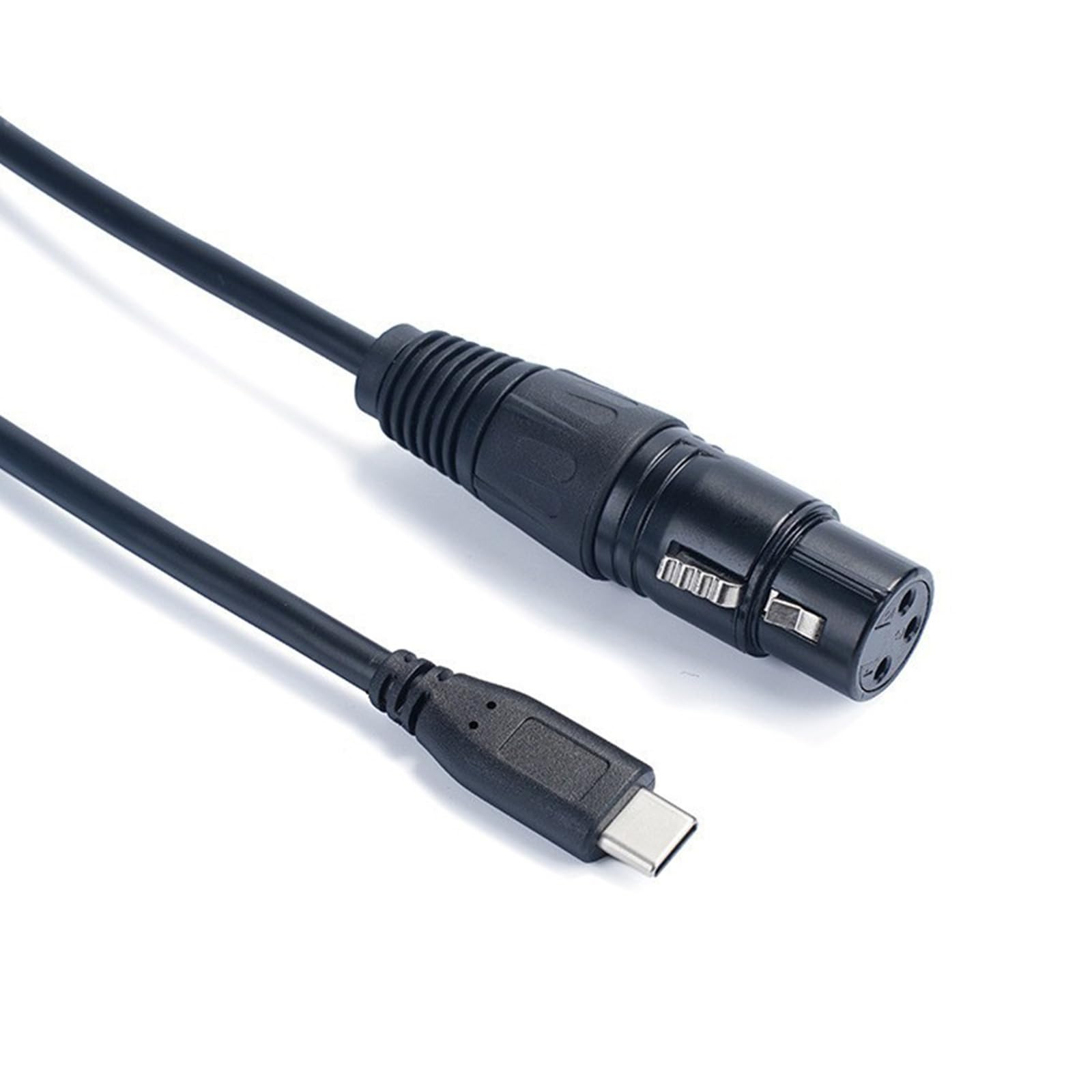 Adattatore da tipo C a XLR a 3 pin, da USB tipo C a 3 pin XLR, cavo audio stereo maschio a maschio femmina, convertitori da cavo a