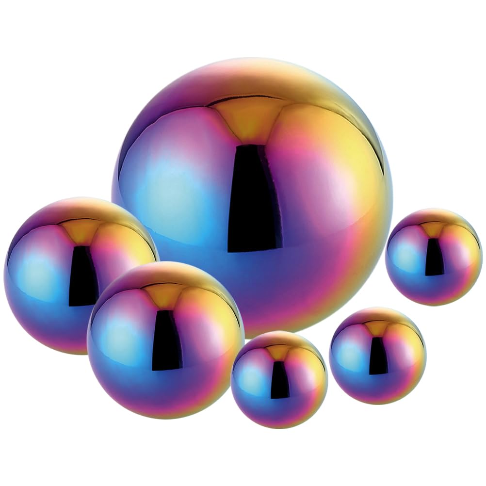 BESPORTBLE 6Pcs Garden Gazing Balls