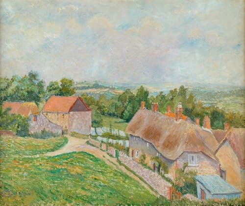 Affiche Toile Phippens Cottage Hewood Green Lucien Pissarro Art Portrait Mural 60x90cm