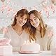 XJLyaya 1 Set Geburtstag Deko, 18 Geburtstag Deko, Geburtstagsdeko 18 Mädchen, Roségoldene Flaggendekoration, Geeignet für Geburtstagsfeiern, Jubiläen, Feiern zur Volljährigkeit