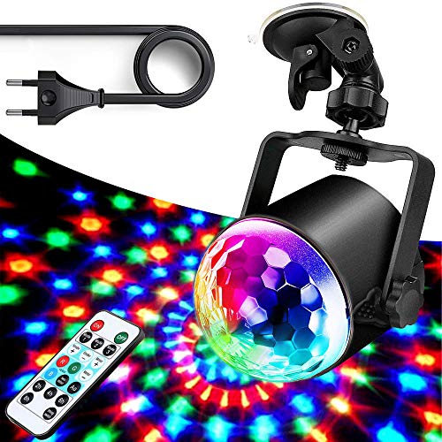 SunTop Partylicht discobal led partylamp muziekgestuurd disco lichteffecten disco licht partylicht met afstandsbediening